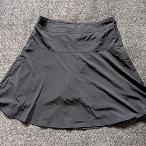 Black Women's A-Line Skort - Classic Flare